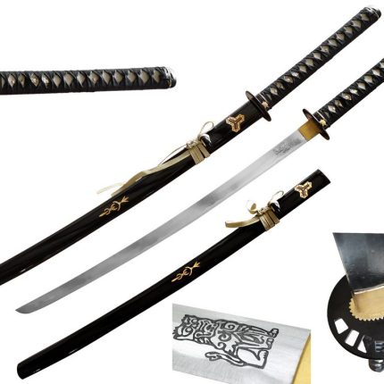 RYUJIN Hand Forged Kill Bill - 'Bride ' Samurai Sword Replica Movie Katana Lion Engraved Blade -T64028A-2