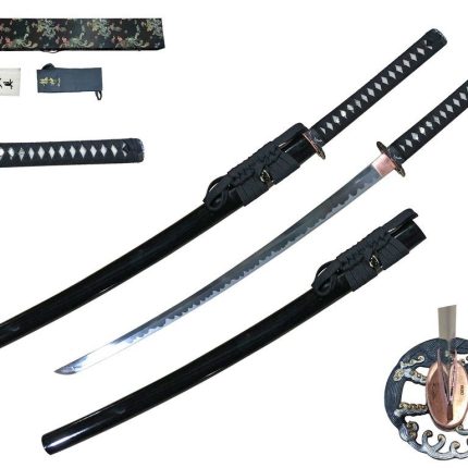 Ryujin 9260 Spring Steel - Hand Forged Samurai Sword / Nami/Ocean Wave