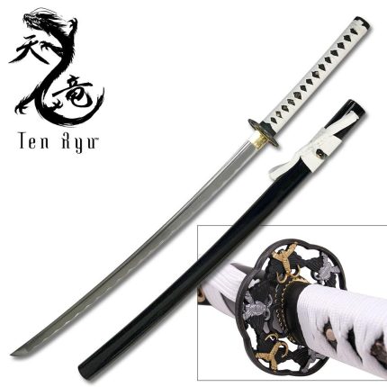 Ten Ryu Hand Forged Samurai Sword - TR-037 - BLADE NOT FINISHED TO OUR STRANDARDS -