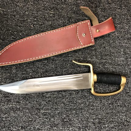 Ryujin 15" T10 Real Water Tamper Wing Chun Dao w/ Leather Sheath